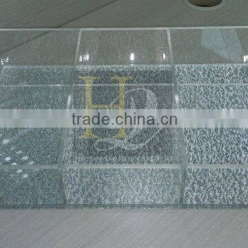 Different style high transparent acrylic office display tray with dividers