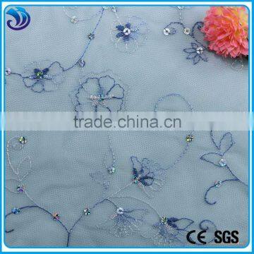 wholesale sequin net fabric, sequance embroidery fabric for party dress