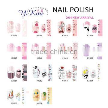 New Fashion 1 Sheet Water Transfer Nail Art Stickers on Nails Design Manicure Decal Tips Beauty Decoration for Nails To Chose