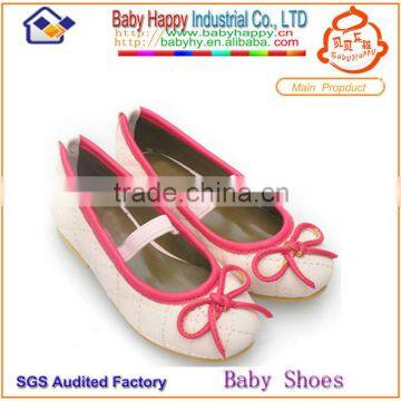 Elegant newest designer fashion bow-tie link wholesale girls shoes