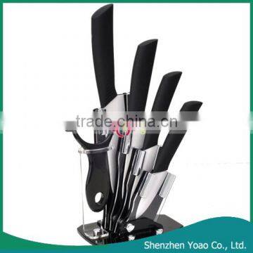 Hot 6pcs ABS Handle Zirconia kitchen knife set