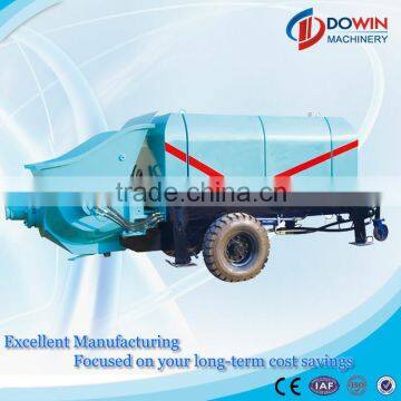 50m3/h small portable trailer mounted concrete pump for sale