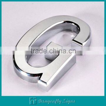 New style 3D chromed letters