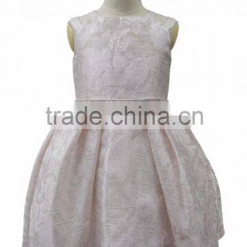 LUXURIOUS PEACH FLOWER GIRL DRESS