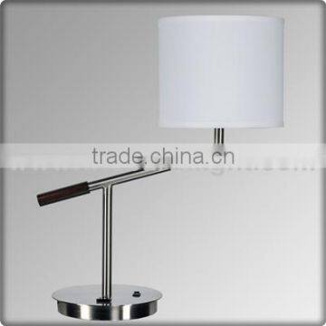 UL Listed Bedroom Reading Light With Base Switch And Outlet For Hotel T20324