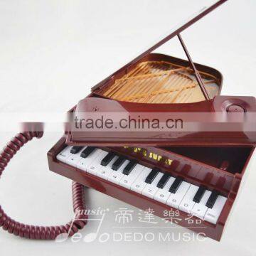 Personality Style Piano Telephone Set With Brown photo-3