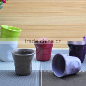 Special shape ceramic mini coffee cup