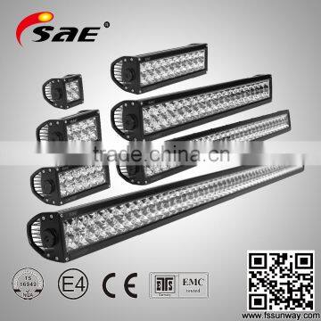 factory direct ip67 288w 50inch portable curved led light bar for trucks