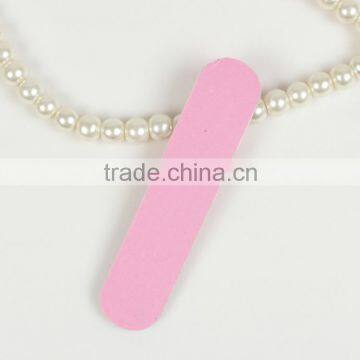 Beauty Pink Sponge Soft Nail File Sapphier File 2 Sided Rasp Ring