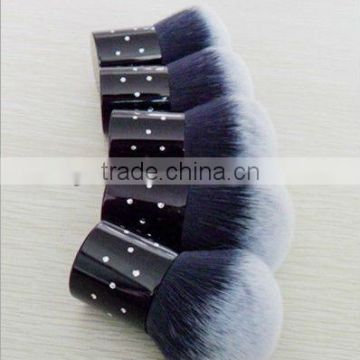 synthetic hair kabuki brush,short handle make up brushes