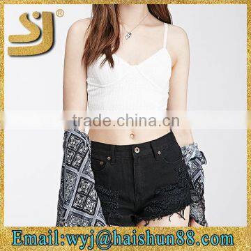 Stylish jeans shorts for girls, denim jean wholesale womens shorts