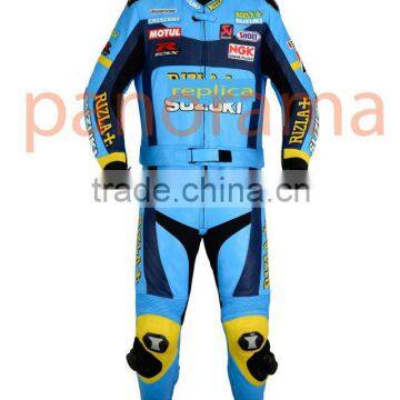SUZUKI RIZLA racing leather suit replica motorcycle