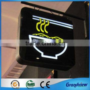 Double sides advertising display led light box restaurant signs outdoor