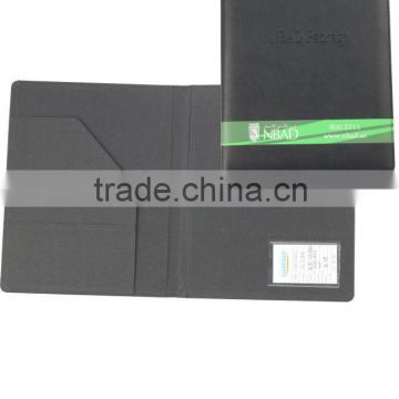 2015 fasion PU leather portfolio case,A4 Leather Portfolio Case For Executive, Zipper Portfolio