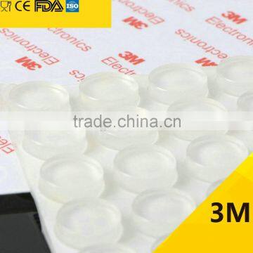 Special Offer 16*5mm Hemispherical Clear 3M Self-adhesive Silicone Rubber Feet Bumper Pads photo-5