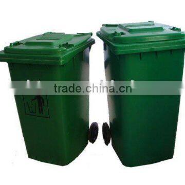 120L-plastic with wheels garbage can