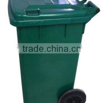 Outdoor 120L plastic with wheels dustbin