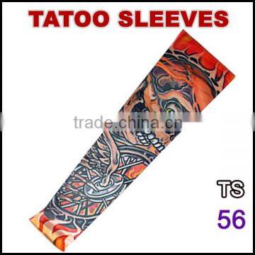 TS56 Favorites Compare protective 92% nylon and 8% spandex multi colors customized logo tattoo sleeves arm sleeve