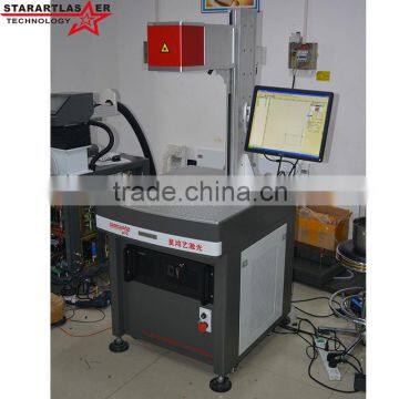 Three-Axis 3D Large Marking Area 30 watt Fiber Laser Marking Machine