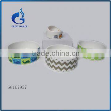 Hotsale Antique Style Ceramic Dog Bowls Pet Food Bowl photo-5