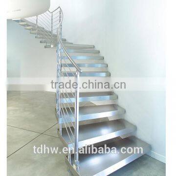 steel folding stairs/floating stairs/floating staircase
