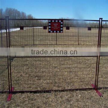 Wholesale Cheap Canada Steel Temporary Fence Used for Grassland With Flat Feet