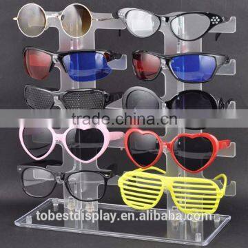 Factory direct wholesale acrylic sunglass display rack, glasses display stand