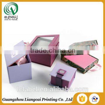 Luxry High-end Custom Logo Printing Paper Jewelry Box photo-5