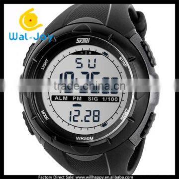 2014 new fashion popular 50ATM waterproof men calendar smart watch(WJ-2214)