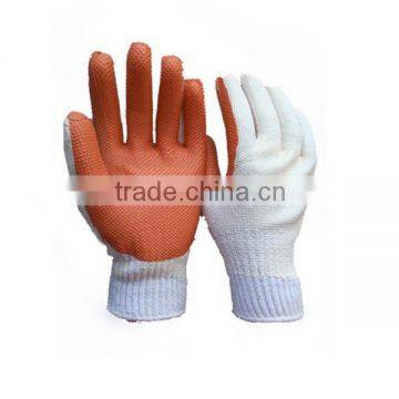 7 Gauge Seamless White Polycotton Knitting Shell Softtextile Rubber Glove