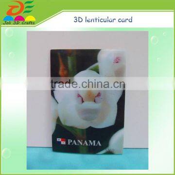 Manufacturner high quality cheap price 3d lenticular card/gift card