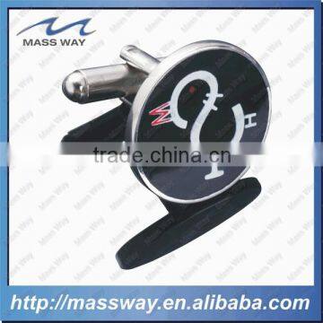 Custom Brass Soft Enamel Men Metal Cufflinks Parts photo-1