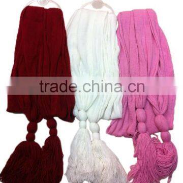 Professional scarf manufacturer supply 100% acrylic custom men scarf