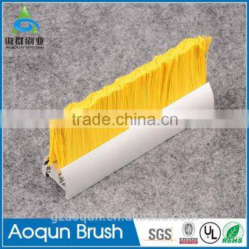 Aluminum Holder skirt brush escalator skirt deflector brushes