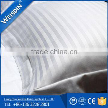 High Quality Blend Cotton and Polyester White 1cm Stripe Envelope Pillow Cover for Sale photo-2