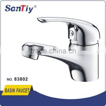 Brass single handle basin faucet 83802