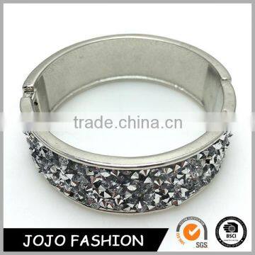 Stainless steel bangle full diamond bracelet for women jewelry