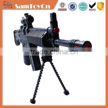 Eight sounds black toy sniper rifles for sale with flashing light