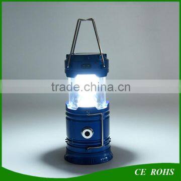 Foldable LED Light Solar Camping Led Rechargeable Emergency Lantern With Torch photo-2