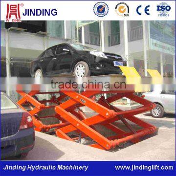 Electric control hydraulic stationary car scissor lift machine