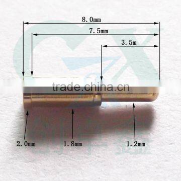 2016 hot sale plunger brass pogo pin connector pcb connector