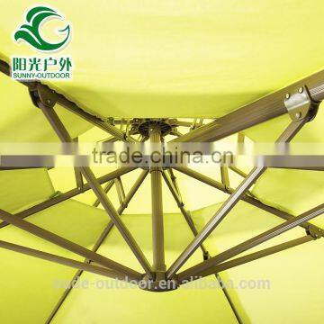 Outdoor Pool Parasol Rome Umbrella 350cm Double Top Patio Side Umbrella photo-3