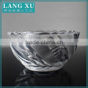 Popular design clear cheap decorative round glass bowls