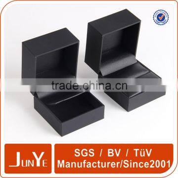 personalized black luxury leather cufflink box