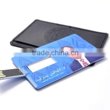 Chinese Bulk Promotion OEM Logo Ultra Thin Credit Card USB Flash Drive