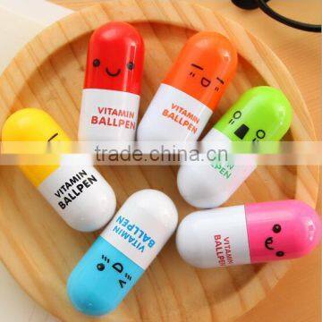 Lovely Kawaii Pill Ballpoint Pen Cute Learning Stationery photo-2