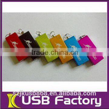 high quality Colorful mini usb flash drive Metal Mini USB flash drive