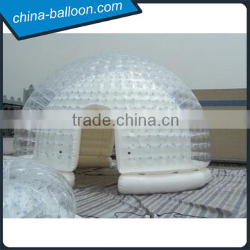 giant inflatable bubble tent,double layer inflatable clear tent for sale