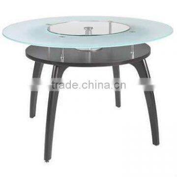 high quality 4mm thickness round tempered glass lazy susan