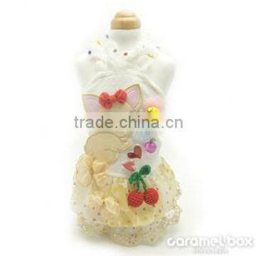 pet dress/luxury handmade dog dress/lovely puppy